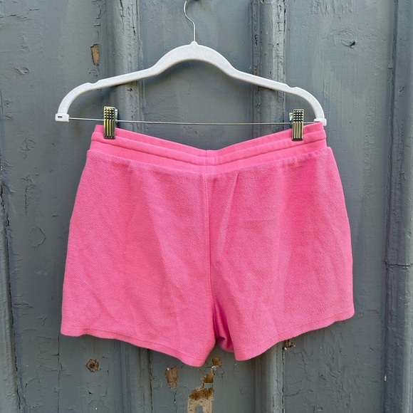 Gap Reverse Terry Pink Shorts, Small - Picture 3 of 9